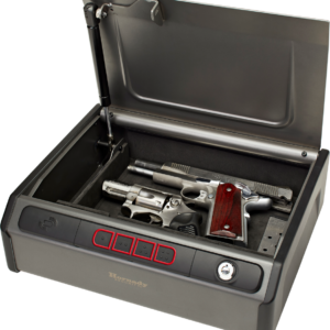 Hornady Rapid Safe RFID/Access Code/Key Entry, Gray Steel, Holds 2 Handguns