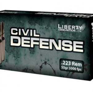 Liberty Ammo Silverado 223 Rem 55gr, LF Fragmenting BTHP, 20rd Box
