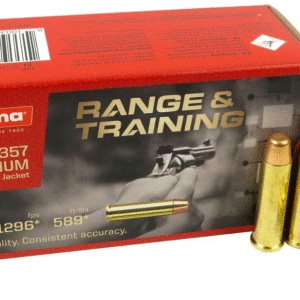 Norma Range and Training 357 Mag 158gr, FMJ, 50rd Box