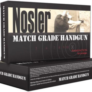 Nosler Match Grade Handgun Ammunition .40 S&W 150gr, Jacketed Hollow Point 50rd