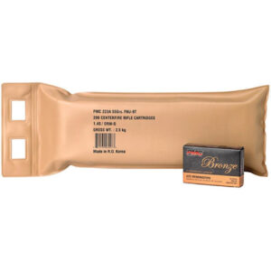 PMC Bronze 223 Rem 55gr, Full Metal Jacket, 200rd Bulk Pack