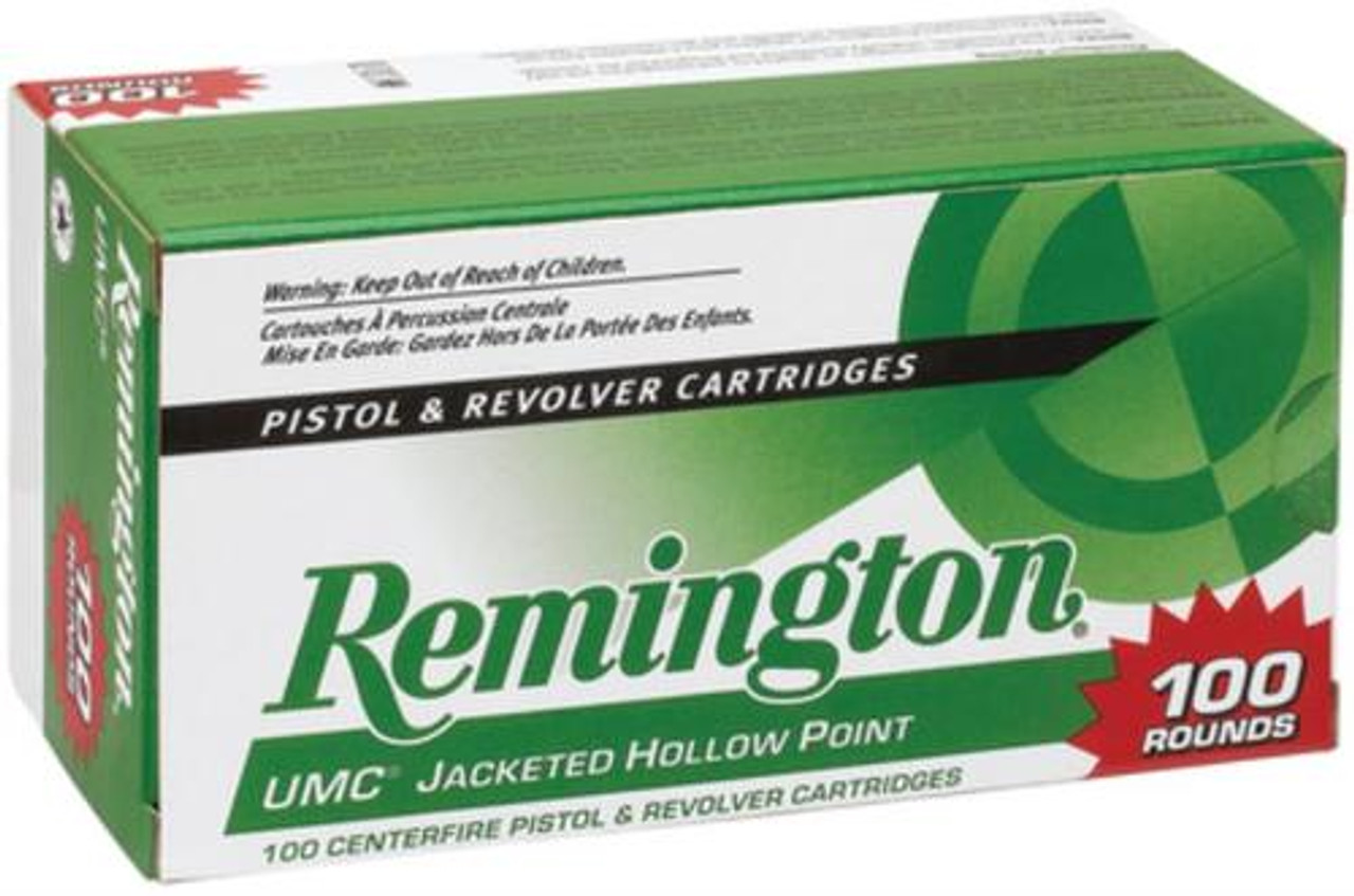 Remington UMC 45 ACP 230gr, Jacketed Hollow Point 100rd