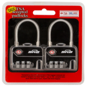 SKB Combination Resettable Black 2pk