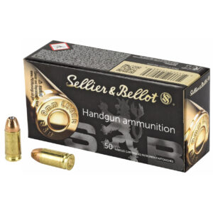 Sellier & Bellot Defense 9mm, 124gr, Jacketed Hollow Point, 50rd