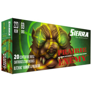 Sierra Bullets Prairie Enemy .223 Remington 69gr BlitzKing