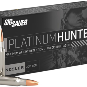 Sig Sauer Platinum Hunter .308 Winchester 165gr AccuBond Ballistic Tip – 20rd Box