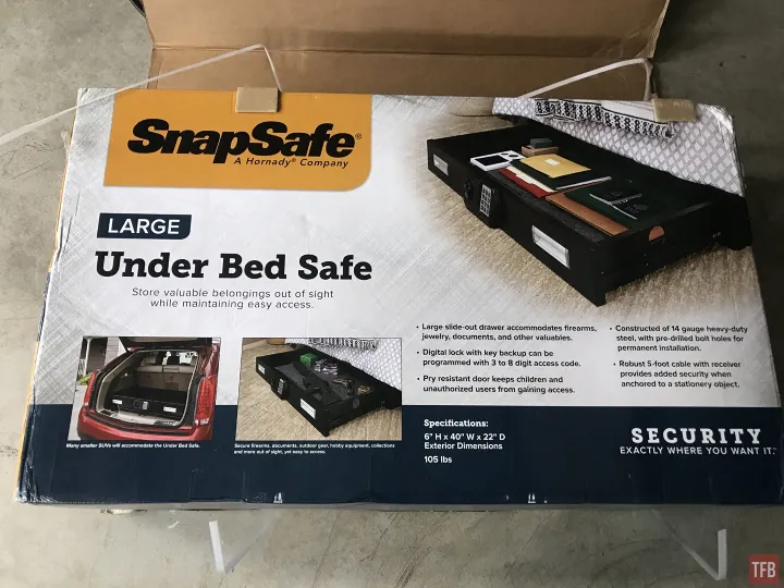 Snap Safe Under the Bed Safe