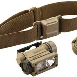 Streamlight Sidewinder Compact II Military Model - White, Red, Blue, IR Leds Includes Helmet Mount, Headstrap and Cr123a Lithium Battery - Clam