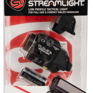 Streamlight TLR-8A Flex, Black, 500 Lumens, 1.5 Hour Runtime, Red Laser, High-Low Switch, CR123A Lithium Batt
