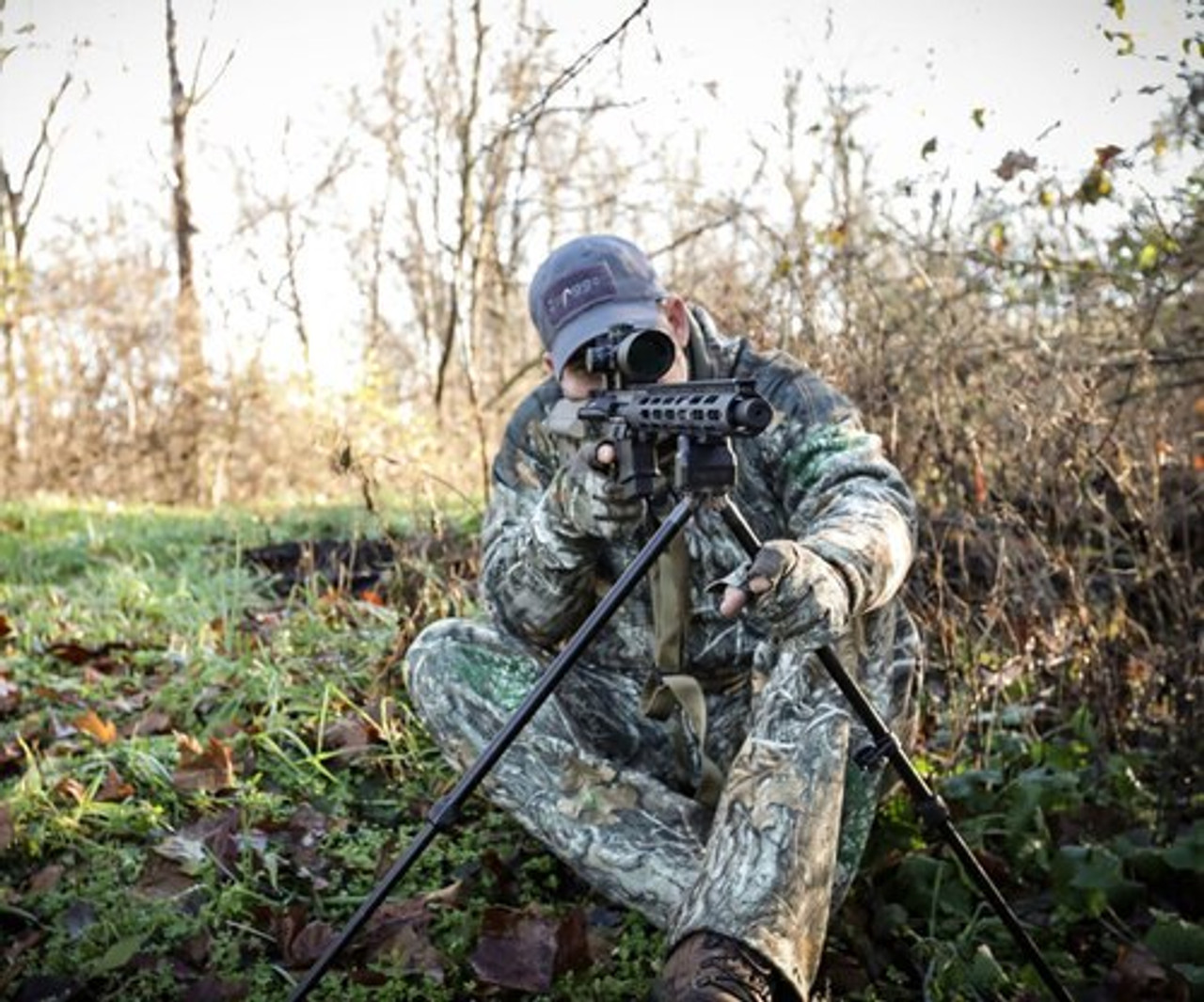 Swagger Stalker QD Shooting Stick 14-42 Black Aluminum