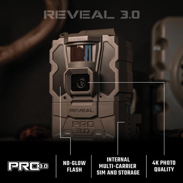 TACTACAM Reveal Pro 3.0 LTE Cellular Trail Camera AT&T and Verizon
