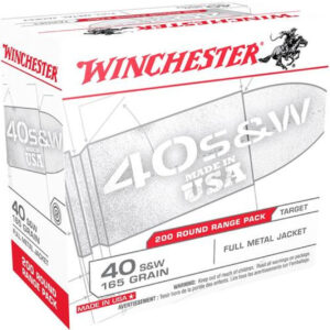 Winchester 40 SW Range Pack 165 g Full Metal Jacket 200rd