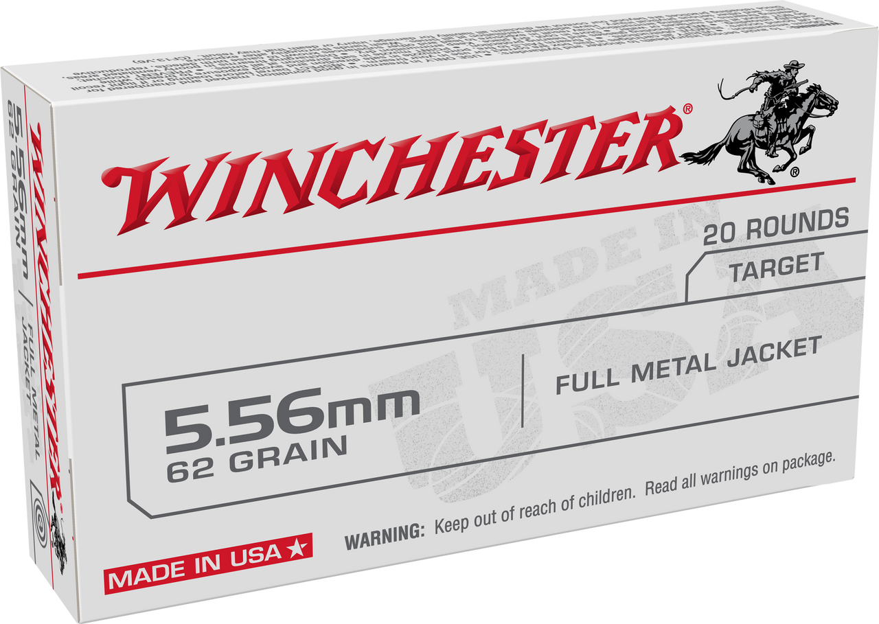 Winchester , 556NATO, 62Gr, Full Metal Jacket