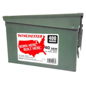 Winchester USA 40 Smith & Wesson 165gr, Full Metal Jacket Truncated-Cone, 400rd