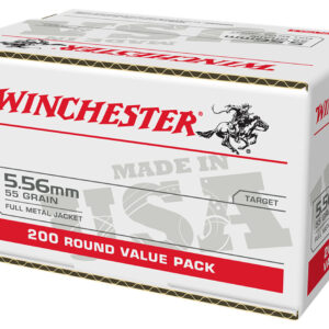 Winchester USA 5.56 NATO, 55gr, Full Metal Jacket, 200rd Box