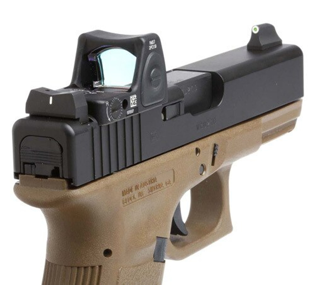 XS DXW Big Dot - Glock Suppressor Height 17,19,22-24,26,27,31-36,38