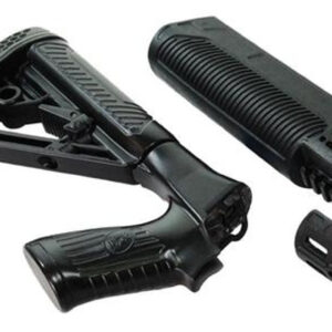 Adaptive Tactical EX Performance Stock – Black, Adjustable AR-15/Mossberg/Remington Fit