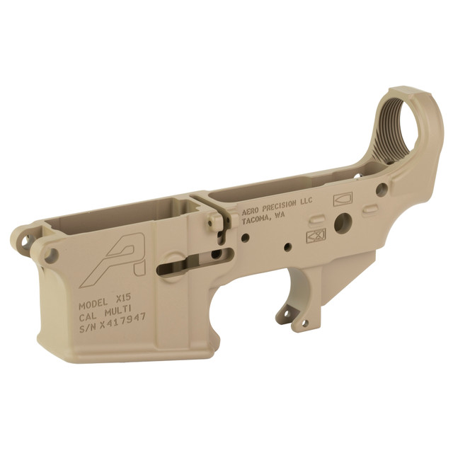 Aero Stripped Lower Gen 2, 223 Remington/5.56x45mm, Flat Dark Earth