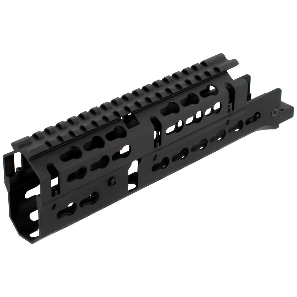 Aim Sports Russian AK Rifle Medium KeyMod Handguard – 6061-T6 Aluminum, Black