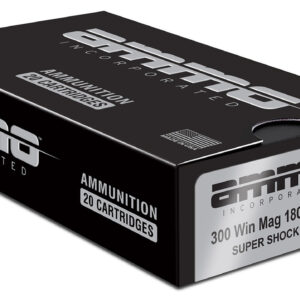 Ammo Inc 300 Win Mag 180gr, Super Shock Tip 20Bx 10Cs