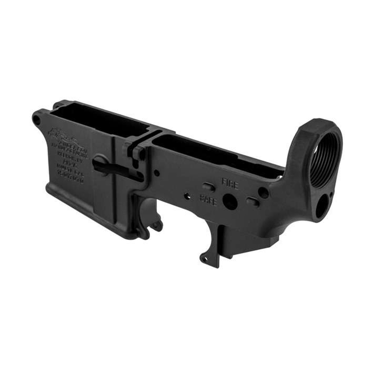 Anderson Manufacturing AM-15 Stripped Lower Receiver – Multi-Caliber, Mil-Spec, Forged 7075-T6 Aluminum, AR-15 Compatible