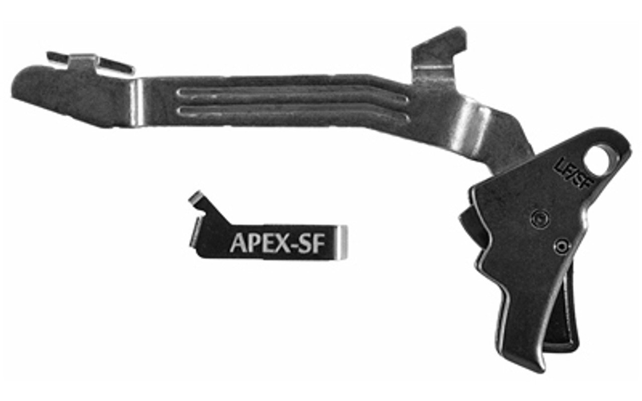 Apex Tactical Action Enhancement Trigger Kit – Glock 43, 43X, 48 – Black Trigger, Performance Connector (102-117)
