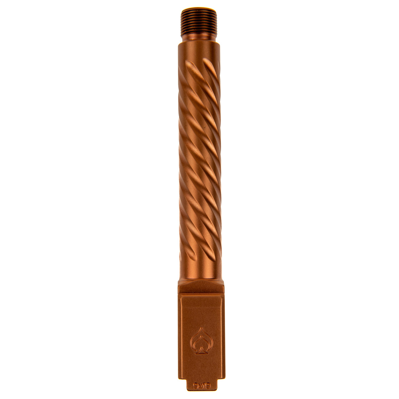 Ballistic 9mm Pistol Barrel 5 Threaded 1/2x28, For Glock 17 Gen 5 Copper