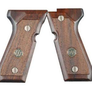 Beretta 92 / 96 Wood Grips With Medallion 92 Series