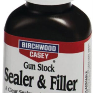 Birchwood Casey Gun Stock Sealer & Filler – 3oz Bottle, Wood Grain Prep for Gunstock Finishing