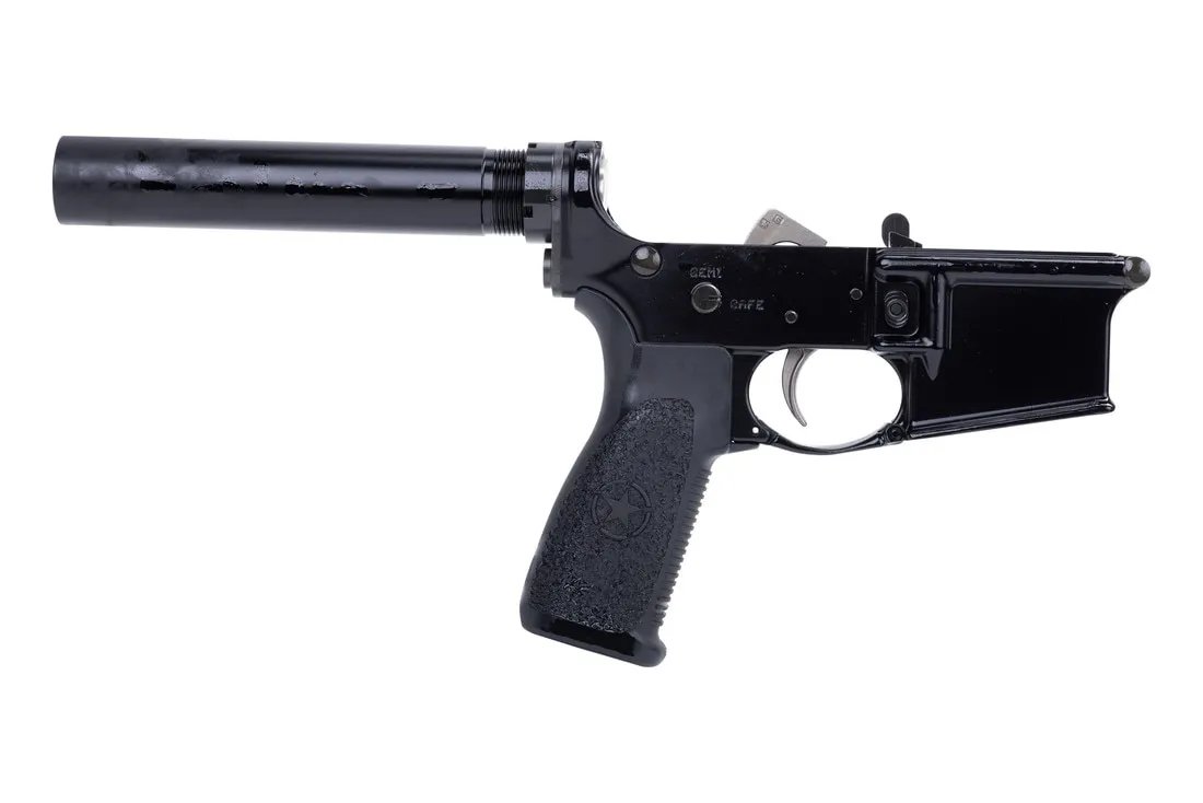 Bravo Company AR-15 Pistol Complete Lower – Mil-Spec Build with Pistol Buffer Tube | BCM Quality