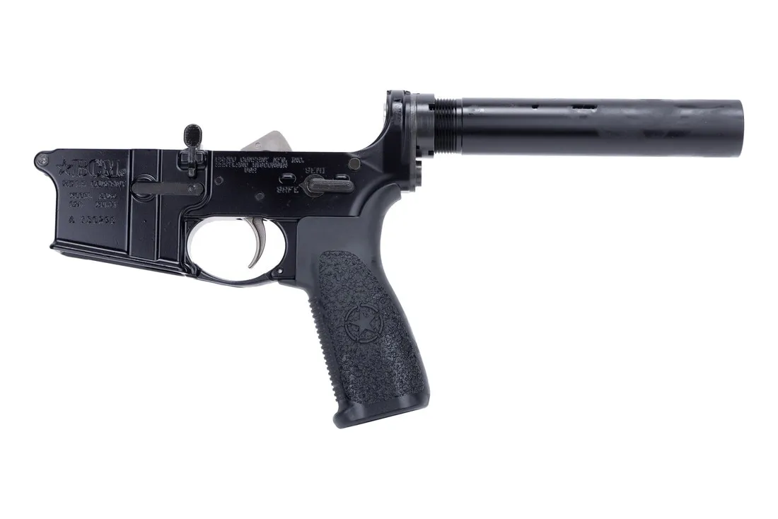 Bravo Company AR-15 Pistol Complete Lower – Mil-Spec Build with Pistol Buffer Tube | BCM Quality