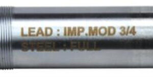 Browning Invector DS Extended 12 GA Improved Modified Silver, Gold Band