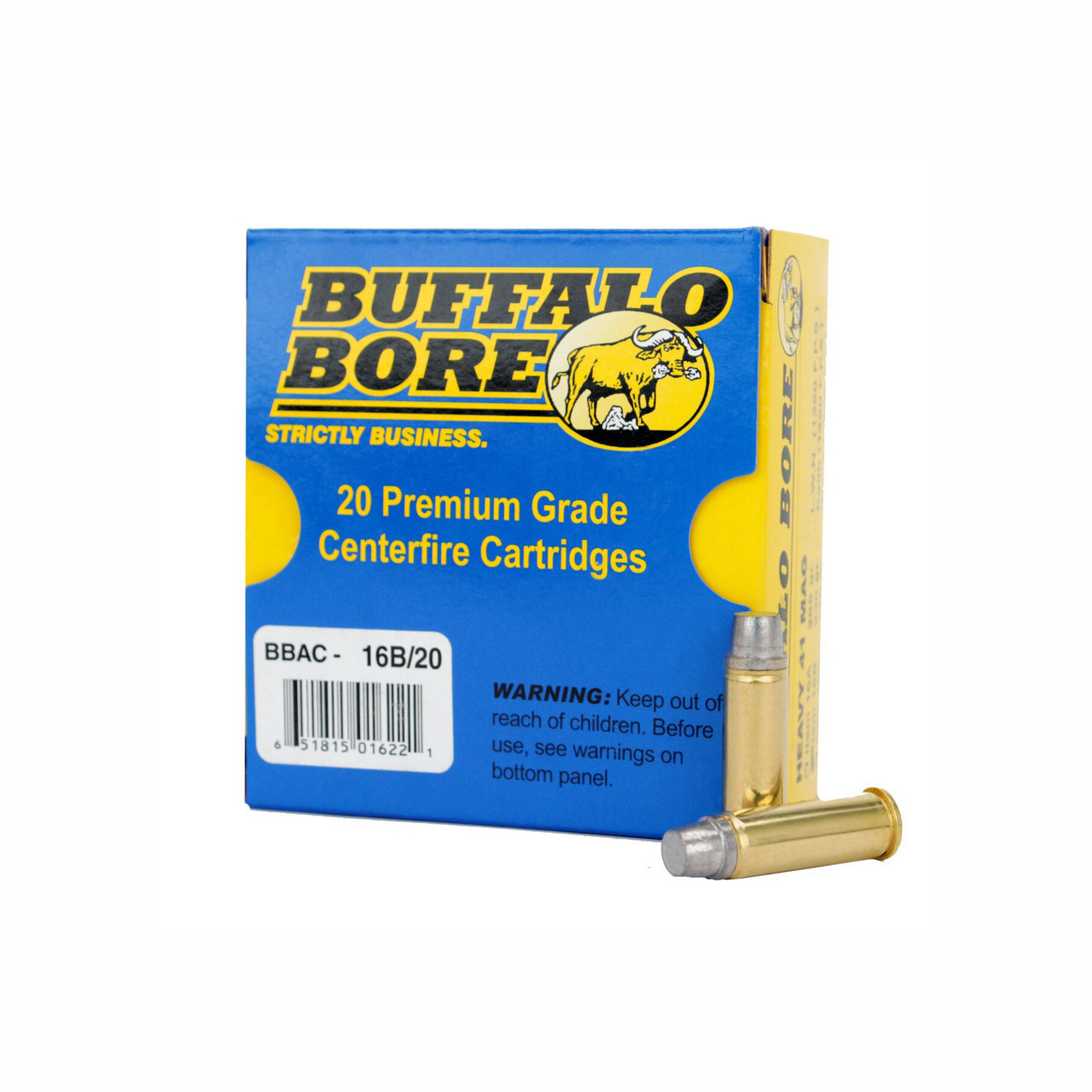 Buffalo Bore Strickly Business 41 Remington Mag, 230gr Semi-Wadcutter, 20rd Box