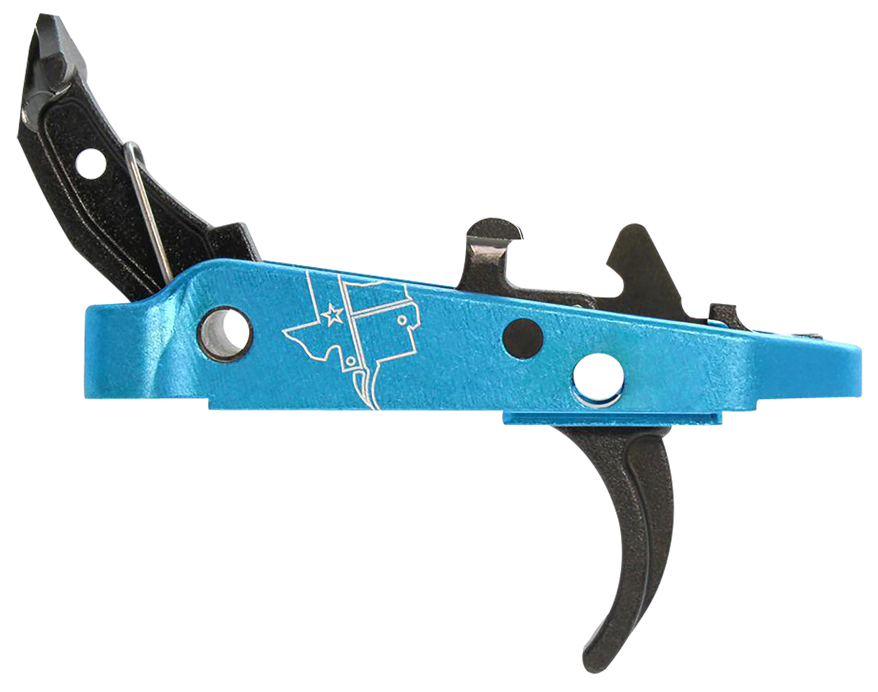 CMC Triggers Drop-In Group, 3.50 lbs Draw Weight, Black with Blue Housing for AK47