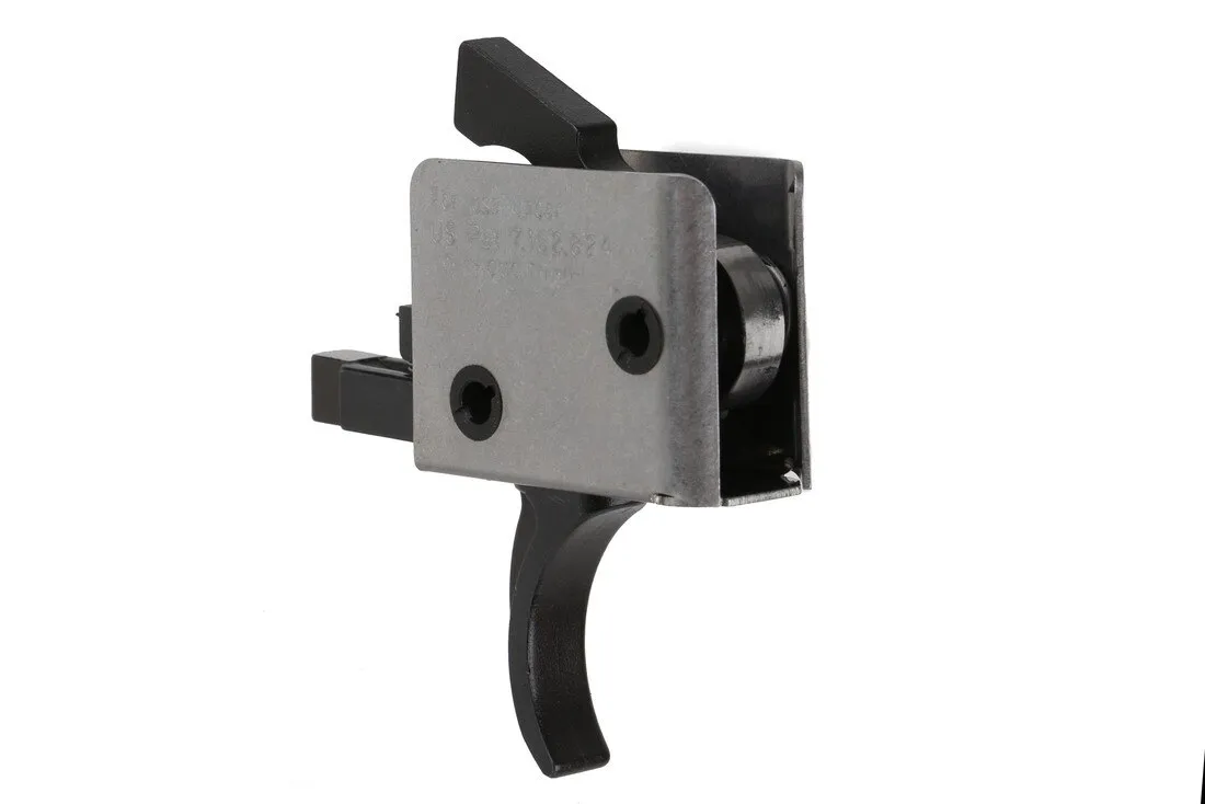CMC Triggers Single Stage Drop-In Trigger – Curved, 4.5–5 lb Pull, AR-15/AR-10 Compatible