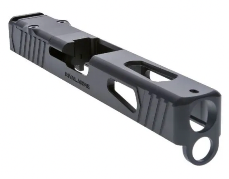Rival Arms Precision Slide – Glock 17 Gen 3 – Docter Optic Cut, 17-4 Stainless, Black