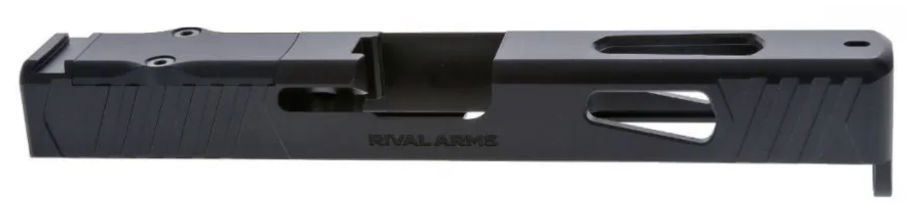 Rival Arms Precision Slide – Glock 17 Gen 3 – Docter Optic Cut, 17-4 Stainless, Black