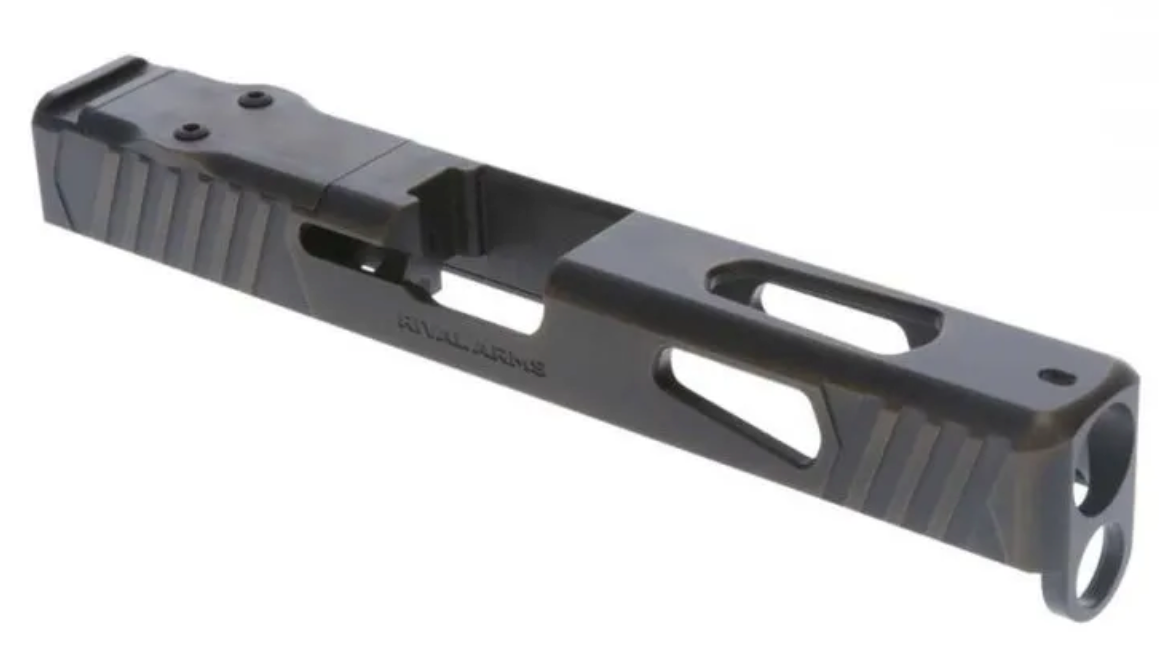Rival Arms Precision Slide – Glock 17 Gen 3 – Docter Optic Cut, 17-4 Stainless, Black