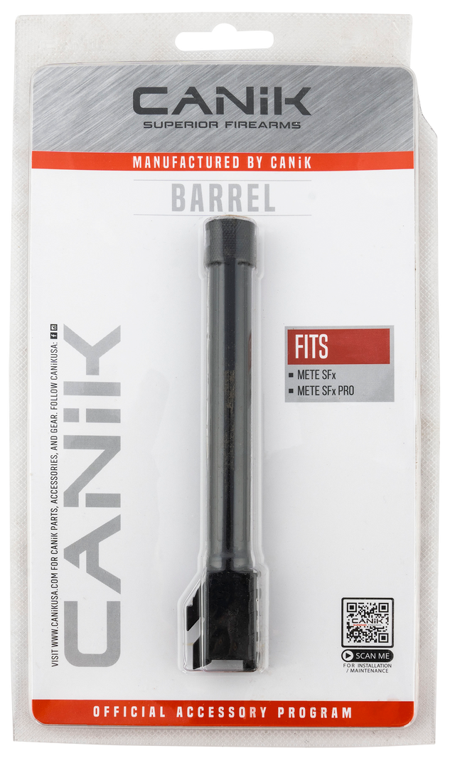 Century Mete SFX 9mm Black Steel Fluted/Threaded Match Grade Barrel Fits Mete, SFX Mete, SFX Pro