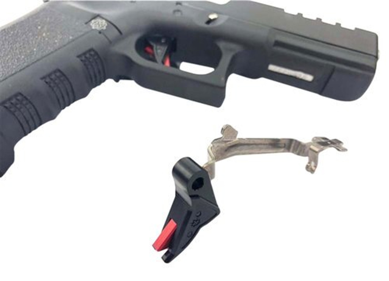 Cross Armory Enhanced Flat Faced Trigger – Fits Glock Gen 1-4 (9mm/.40/.357)