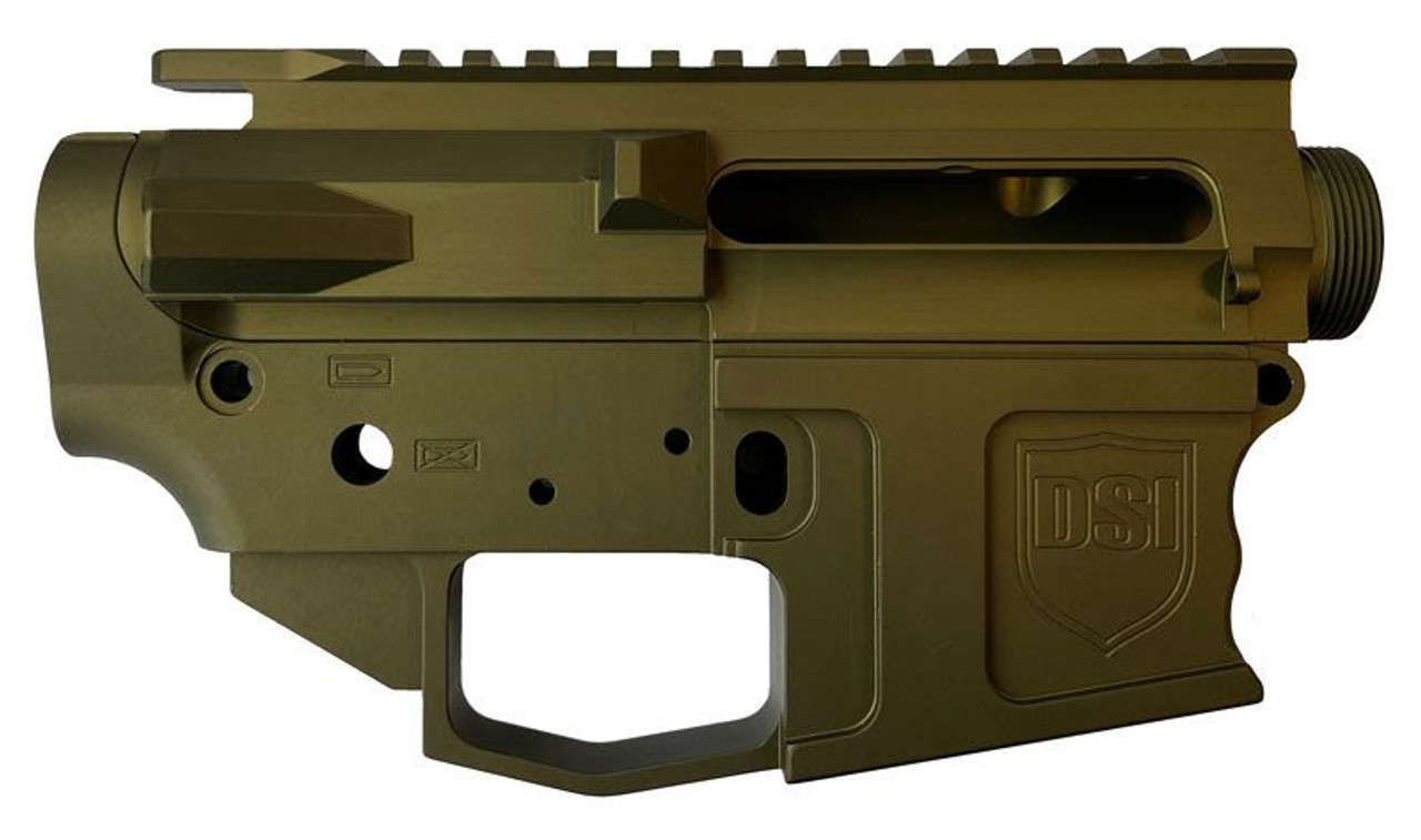 Dark Storm DS-15 Billet Receiver Set – AR-15 Multi-Caliber | OD Green | Precision-Matched Upper & Lower