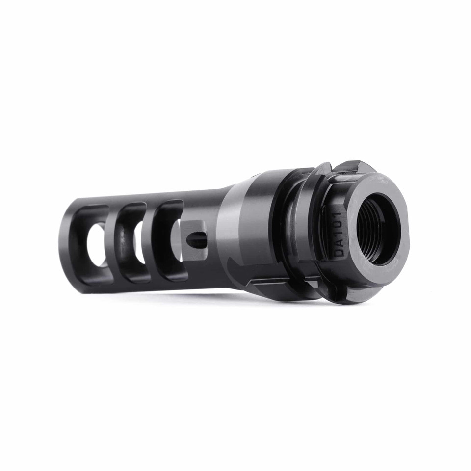 Dead Air KeyMount Muzzle Brake – 5/8x24 TPI, 2.6 OAL, Suppressor Ready