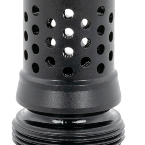 Dead Air Xeno Muzzle Brake – 1/2x28 TPI, 4140 Steel, Black Nitride Finish, Suppressor Compatible