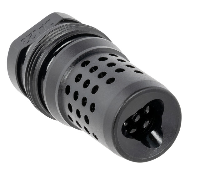 Dead Air Xeno Muzzle Brake – 1/2x28 TPI, 4140 Steel, Black Nitride Finish, Suppressor Compatible
