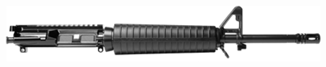 Del-Ton Complete AR-15 Upper Receiver – .223/5.56 NATO, 16" Heavy Barrel, Flat Top, A2 Flash Hider, Mil-Spec Forged Upper