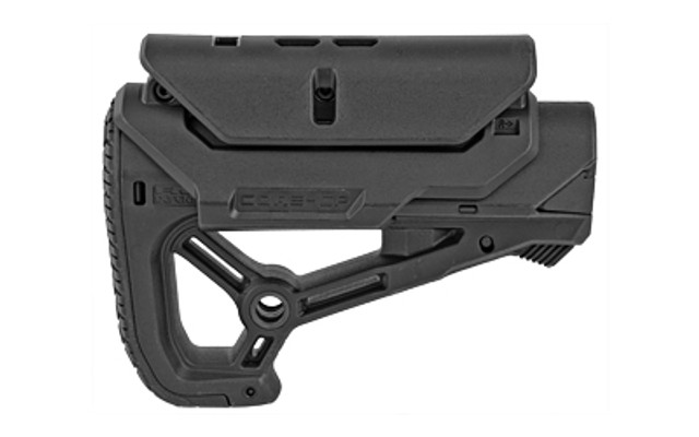 FAB Defense AR-15 Buttstock – Compact, Cheek Rest, Mil-Spec & Commercial Fit