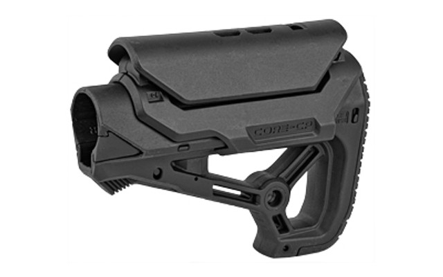 FAB Defense AR-15 Buttstock – Compact, Cheek Rest, Mil-Spec & Commercial Fit