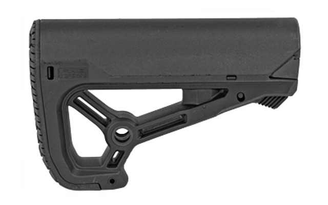 FAB Defense AR-15 Buttstock – Compact, Fits Mil-Spec & Commercial Tubes