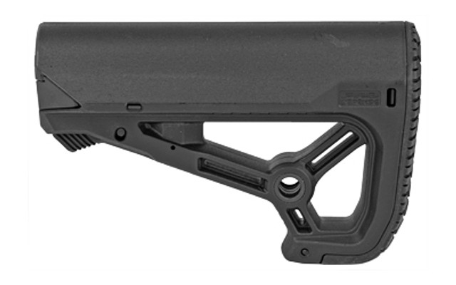 FAB Defense AR-15 Buttstock – Compact, Fits Mil-Spec & Commercial Tubes