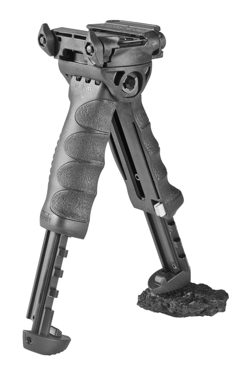 FAB Defense FX-TPODG2B G2 Rotating Tactical Foregrip & Bipod, Polymer Grip, Aluminum Bipod Legs - Image 4